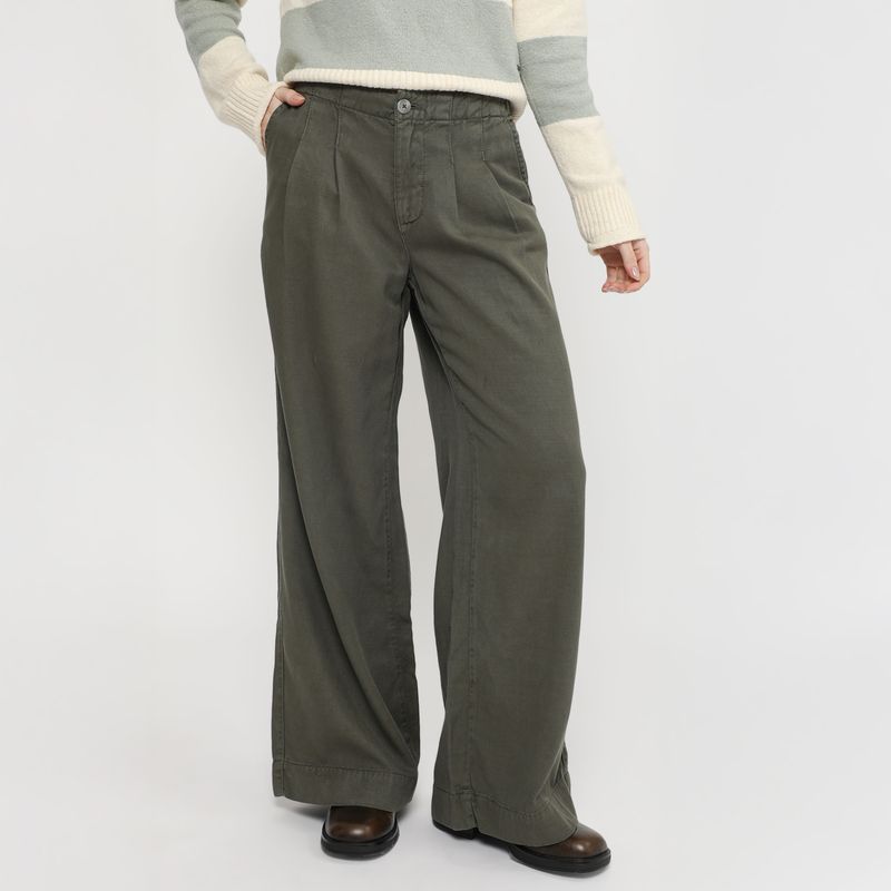 AMERICAN ABBEY - Pantalón Wideleg Mujer American Abbey