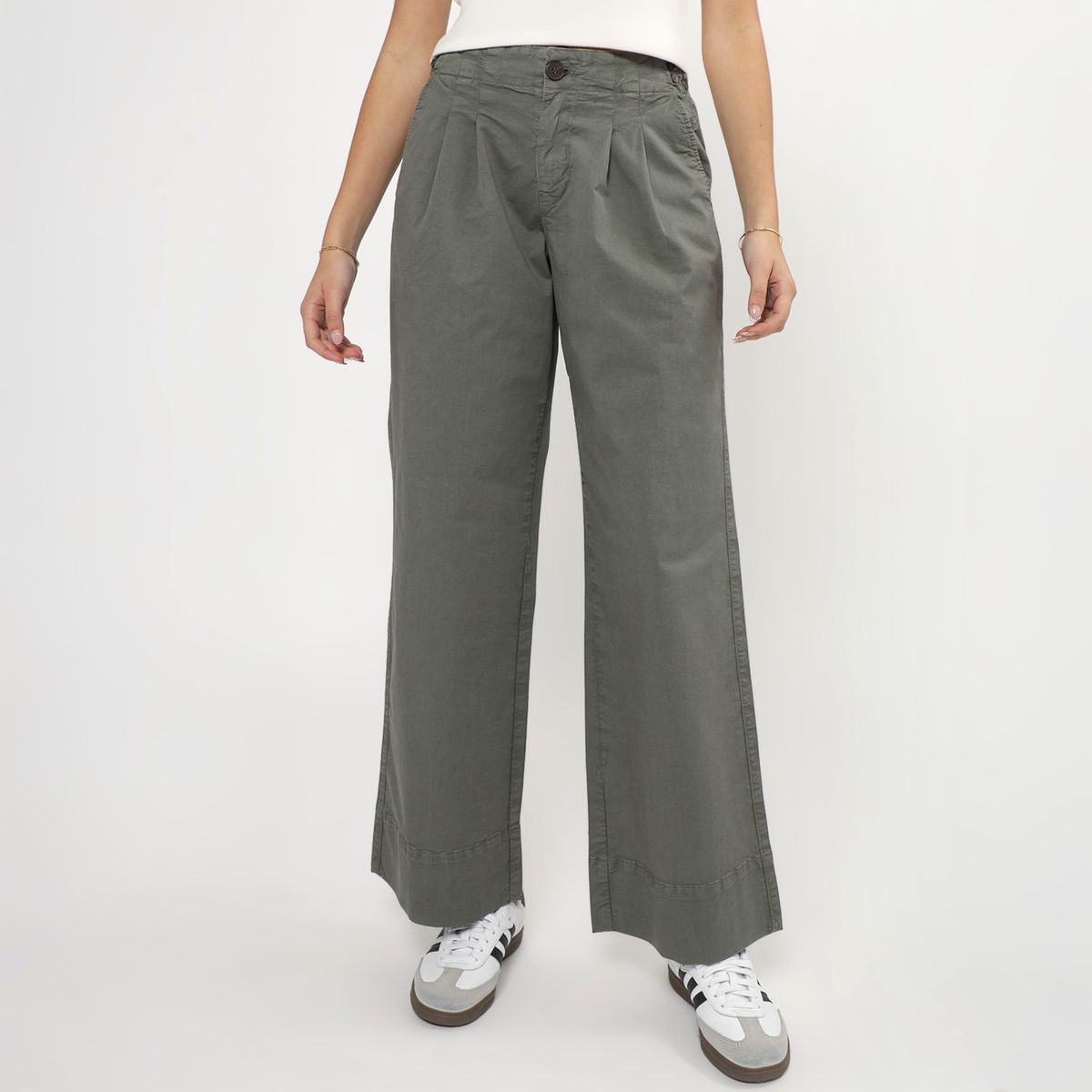 AMERICAN ABBEY - Pantalón Wideleg Mujer American Abbey