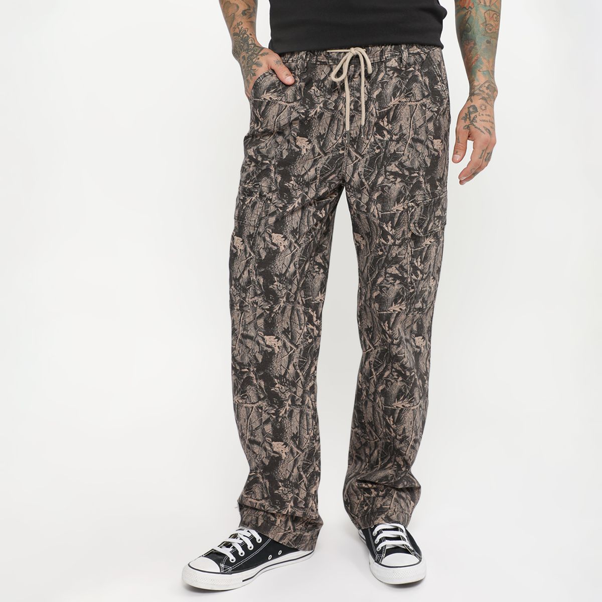 DENIMLAB - Pantalón Cargo Fit Hombre Denimlab