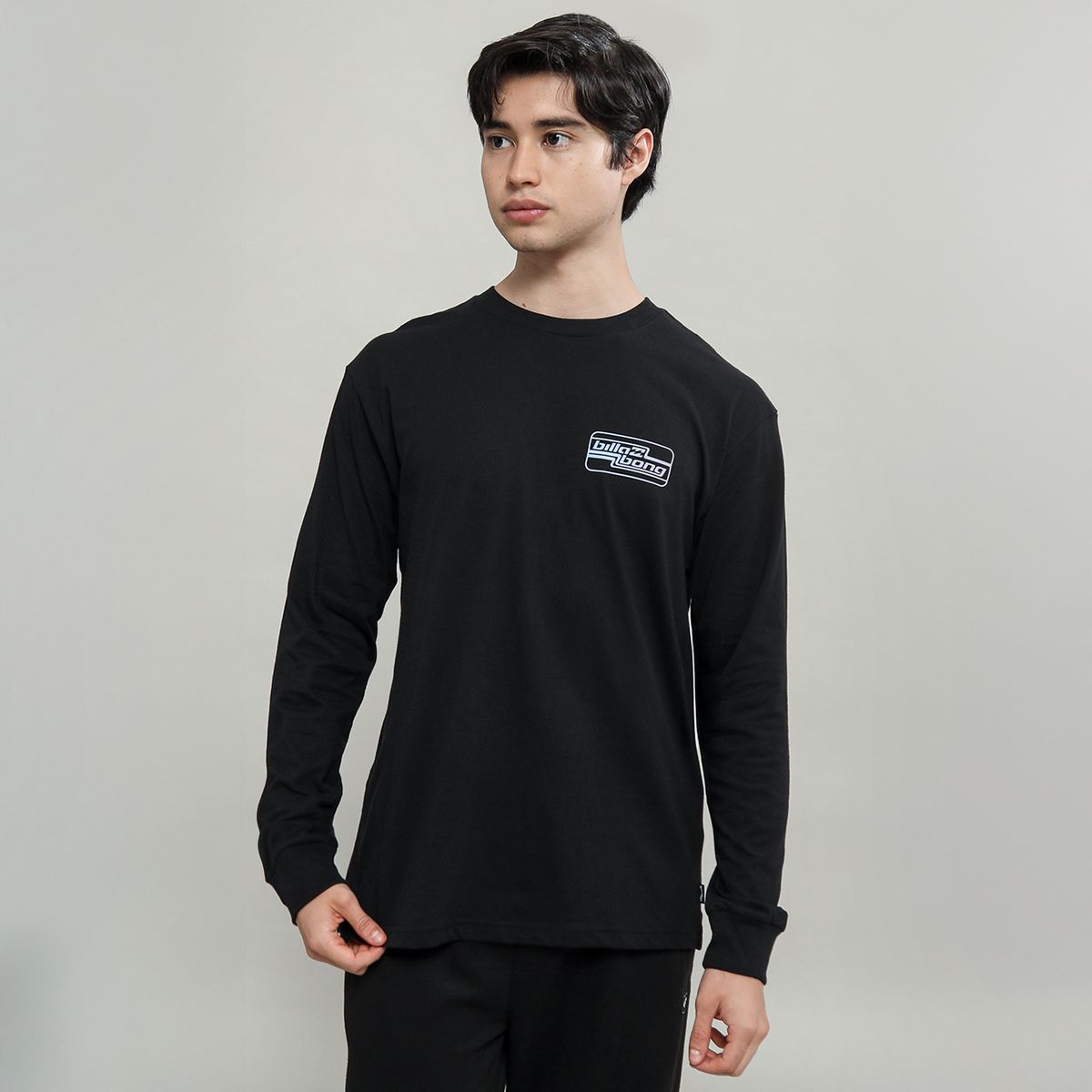 BILLABONG - Polo Hombre Manga Larga Range A/div Negro Billabong.