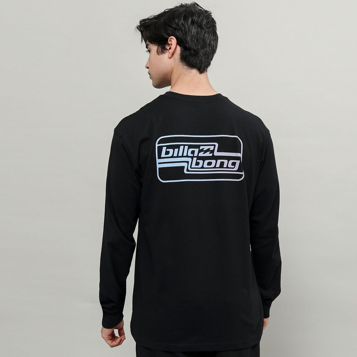 BILLABONG - Polo Hombre Manga Larga Range A/div Negro Billabong.