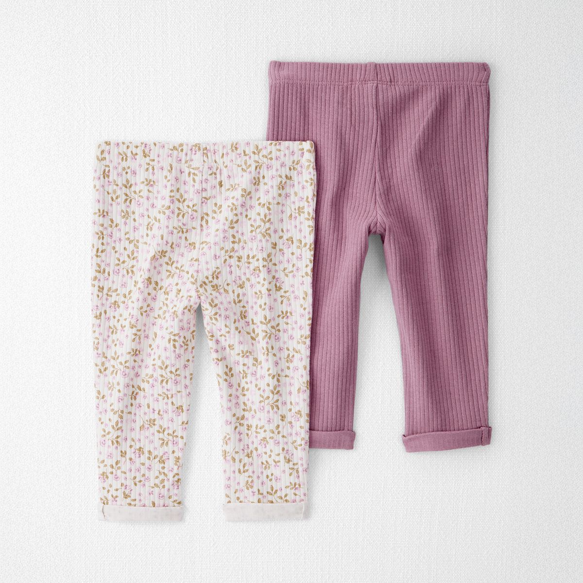 CARTER'S - Pantalón Pack X2 Bebé Niña Algodón Carters