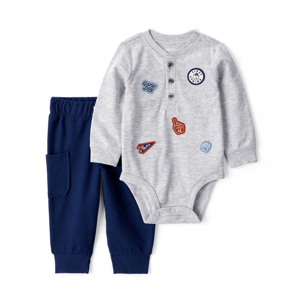 CARTERS - Conjunto Bebé Niño 2 Piezas Algodón Carters