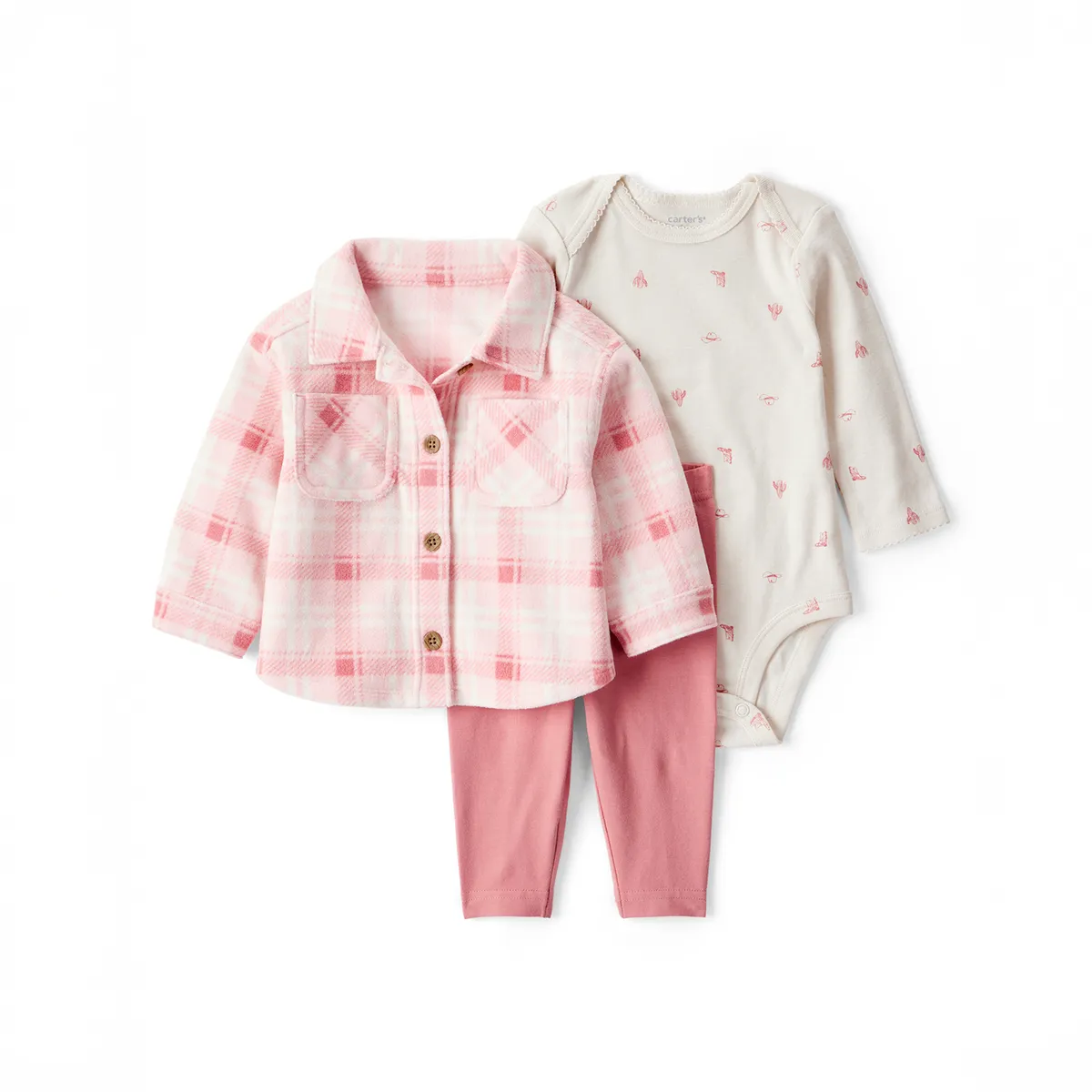 CARTER'S - Conjunto Bebé Niña 3 Piezas Carters
