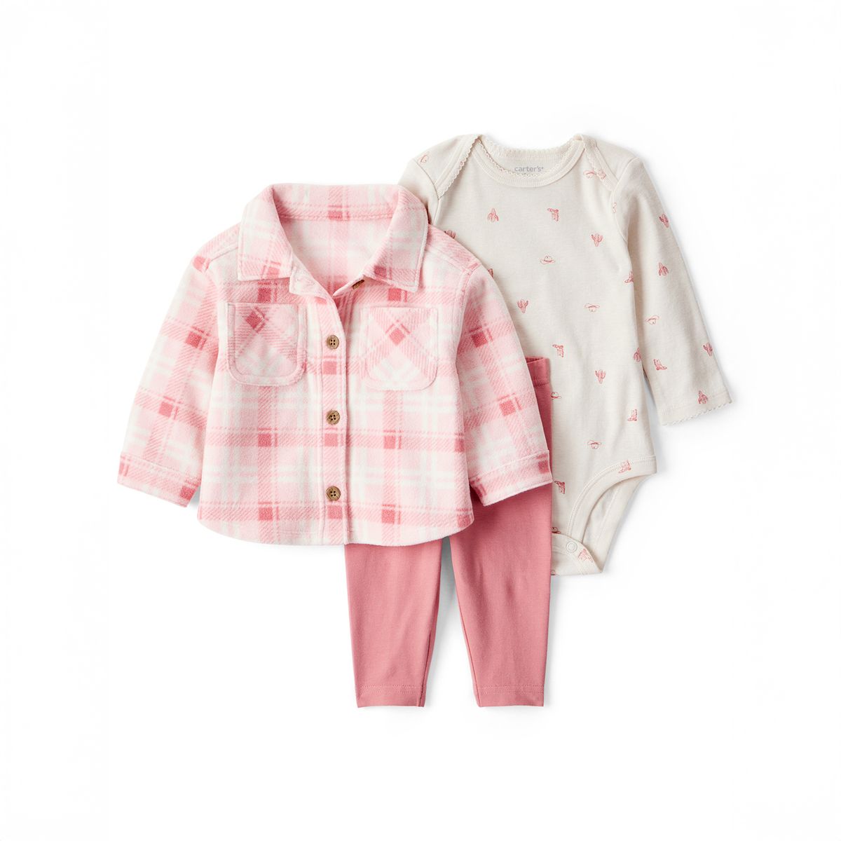 CARTER'S - Conjunto Bebé Niña 3 Piezas Carters