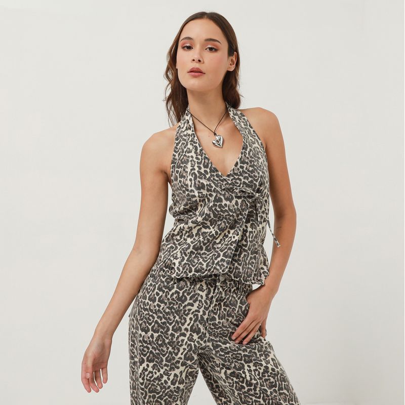 DENIMLAB - Top Denim Mujer Denimlab