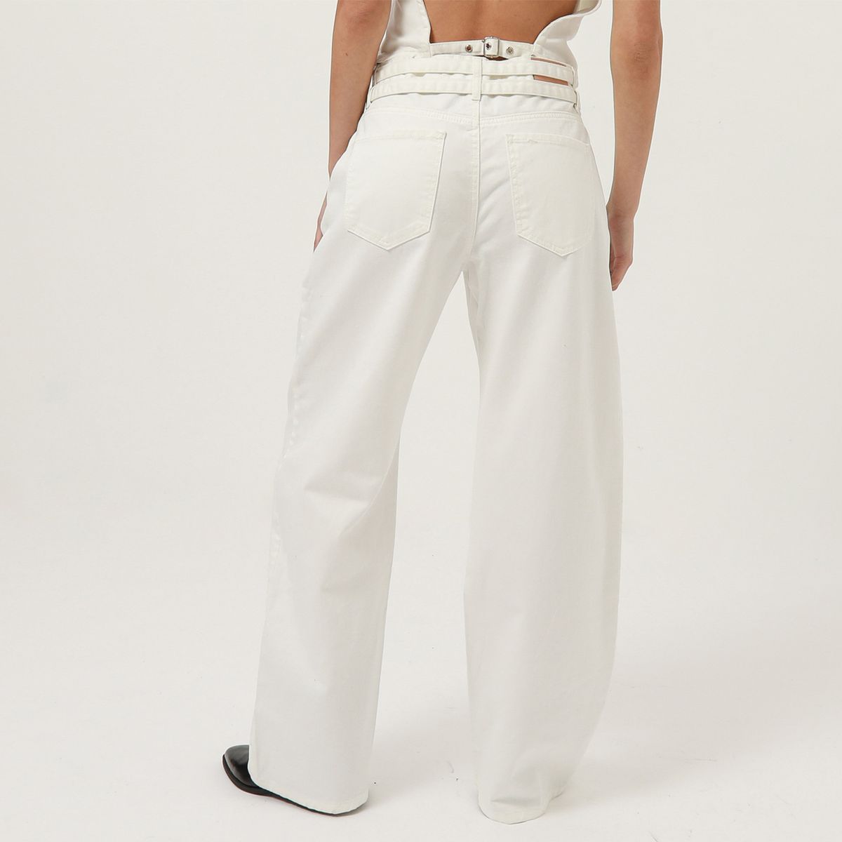DENIMLAB - Jean Wide Leg Tiro Medio Mujer Denimlab