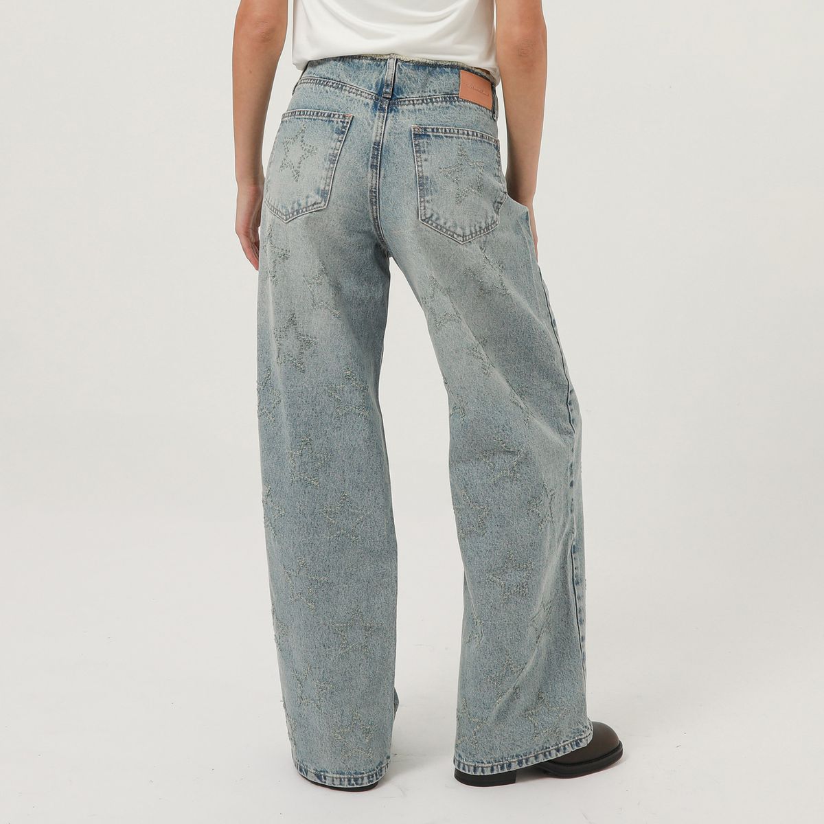 DENIMLAB - Jean Baggy Tiro Medio Mujer Denimlab