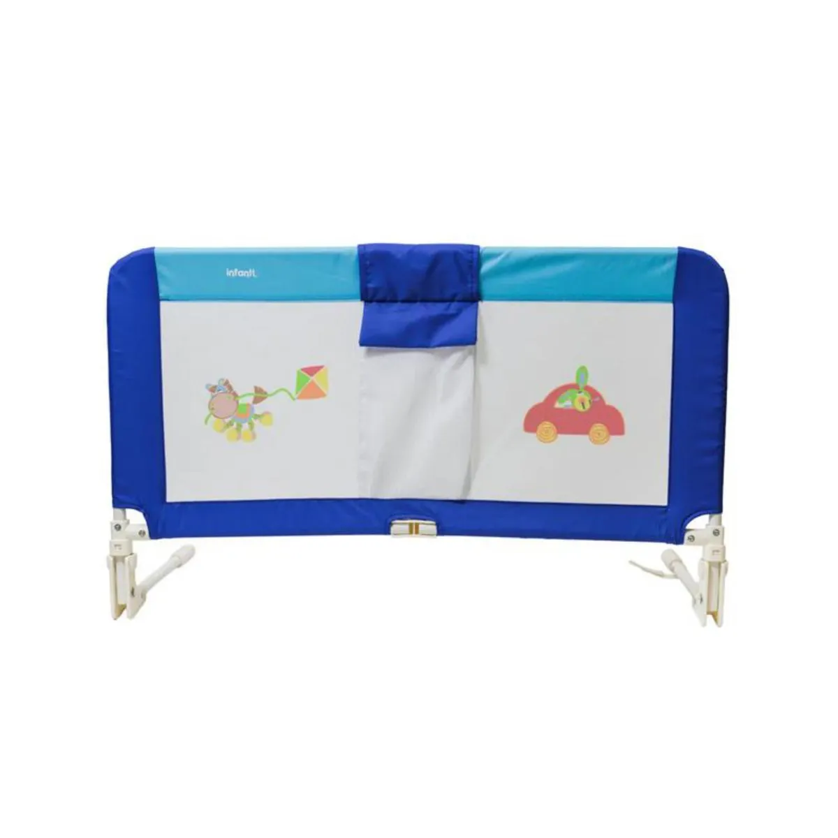 INFANTI - Baranda de Seguridad Para Cama Azul Infanti