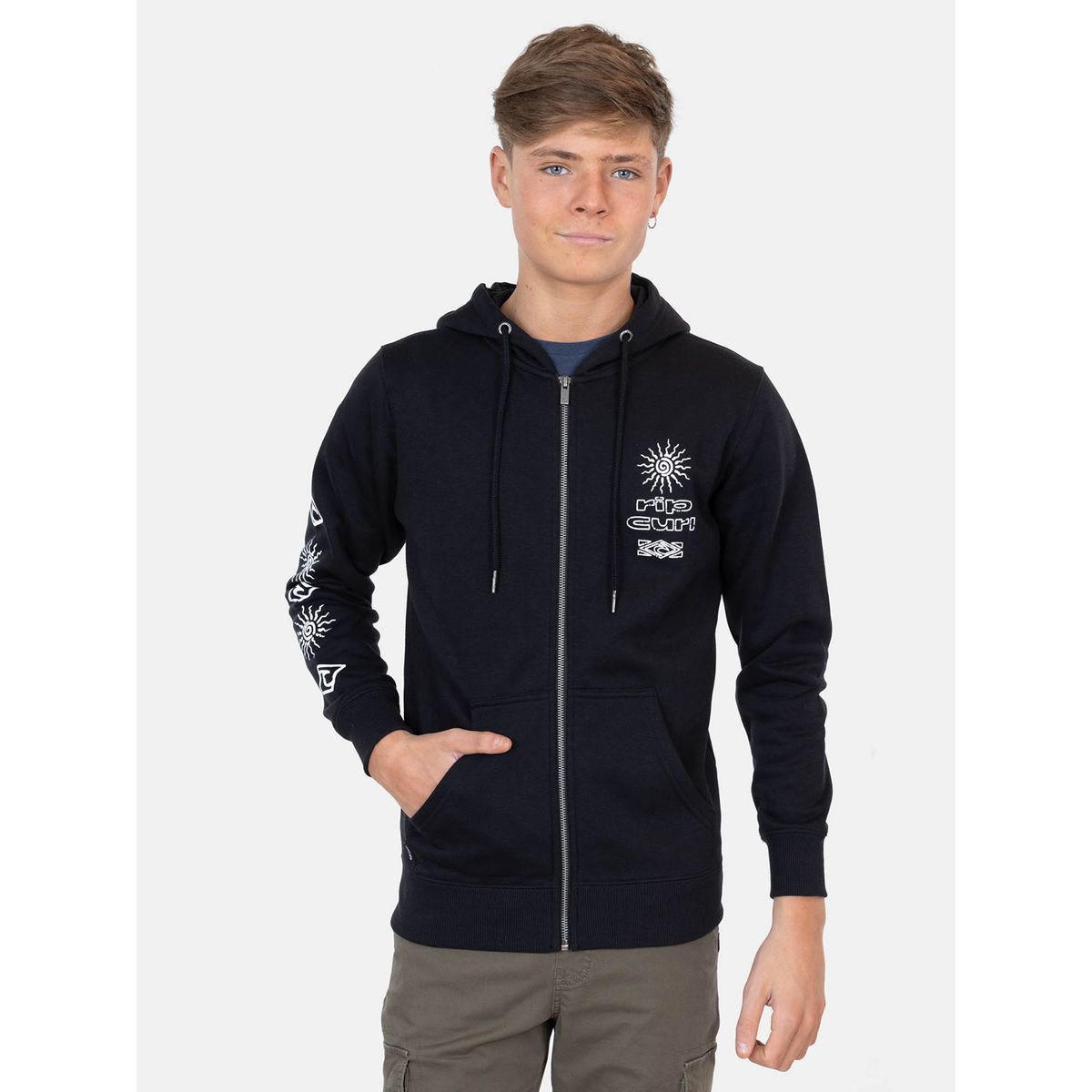 RIP CURL - Polera Con Cierre Niño Rip Curl 