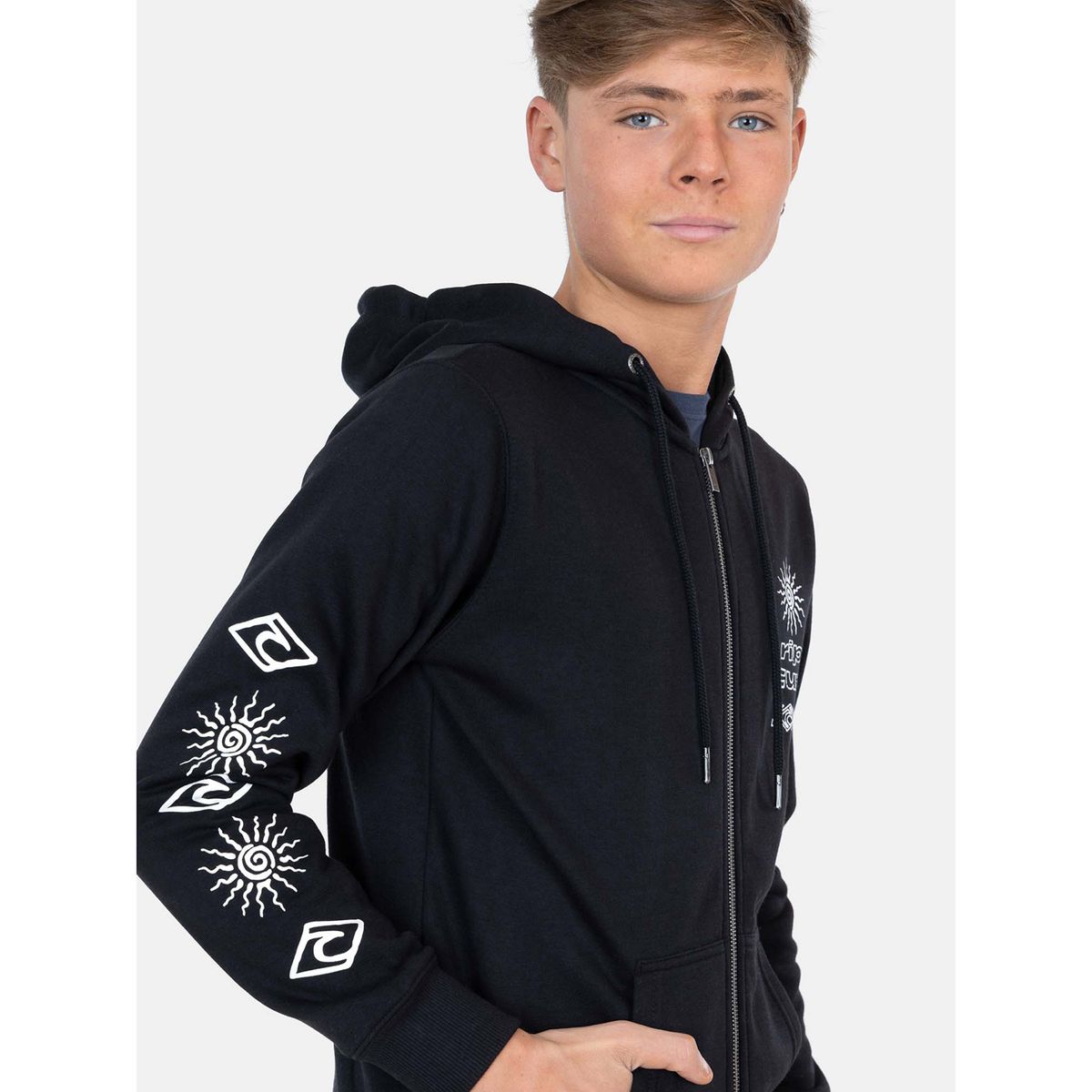 RIP CURL - Polera Con Cierre Niño Rip Curl 