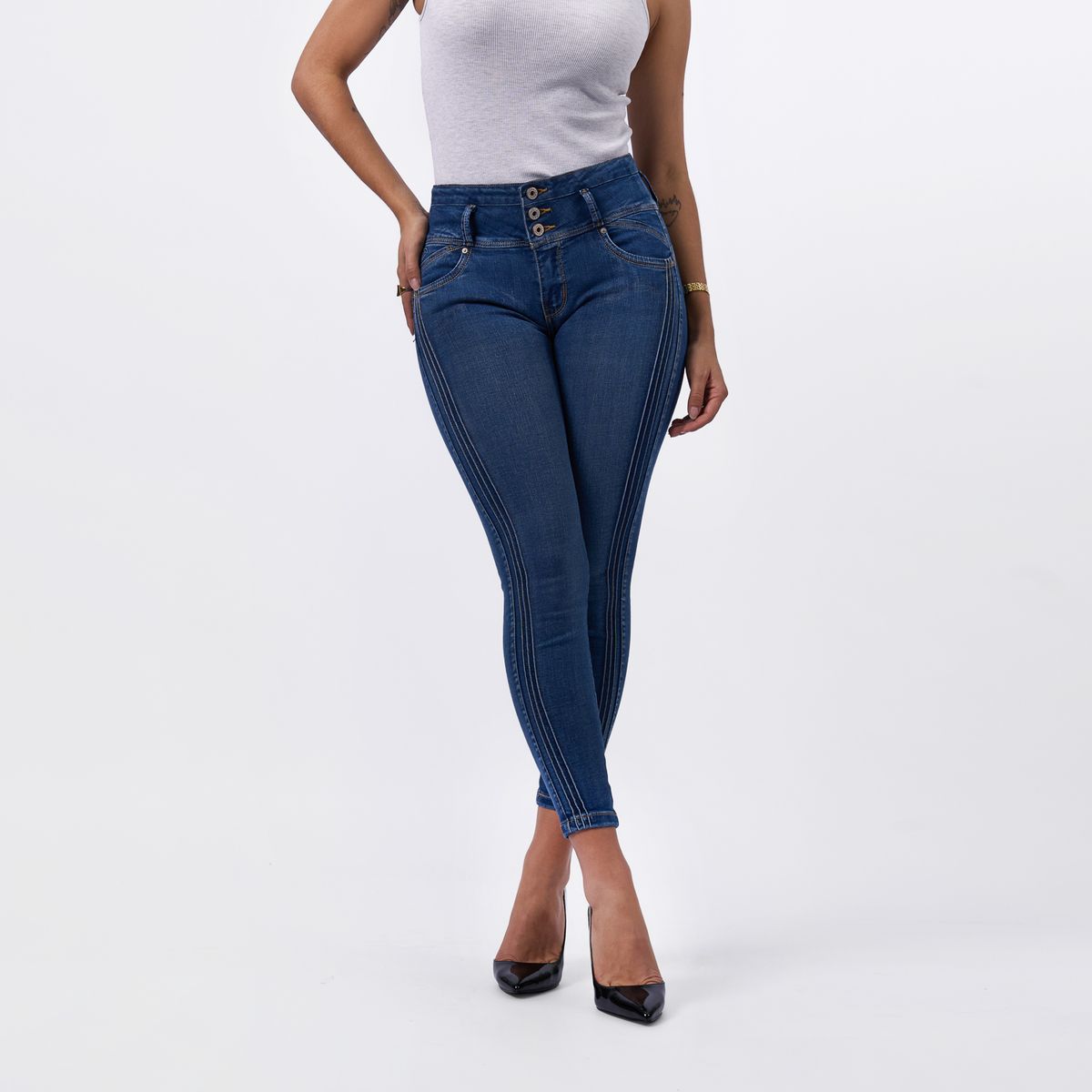 TAYSSIR - Jean Skinny Mujer Tayssir