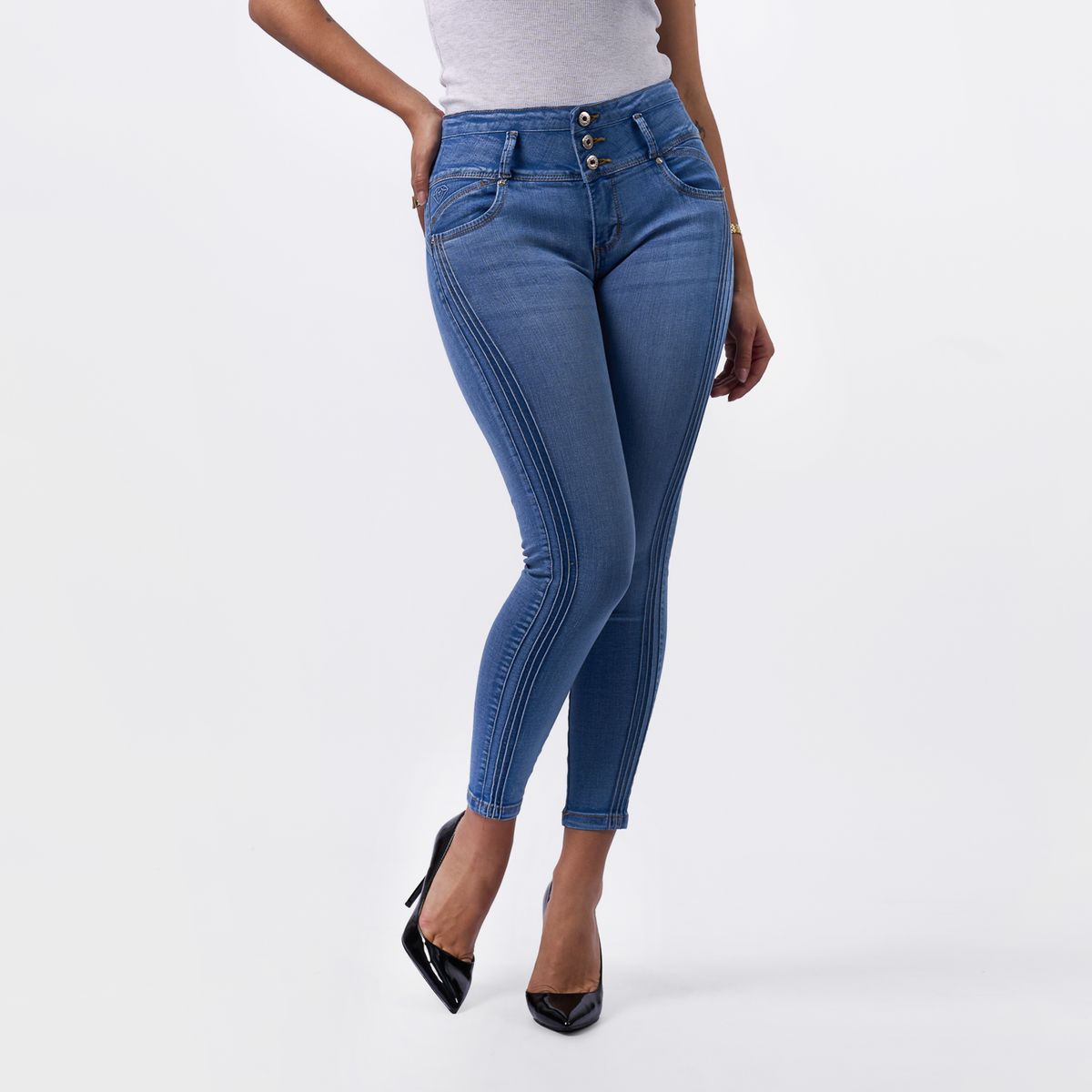 TAYSSIR - Jean Skinny Mujer Tayssir