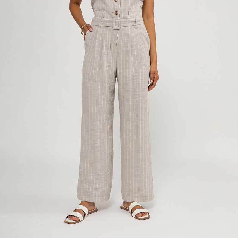 BASEMENT - Pantalón Palazzo Mujer Basement