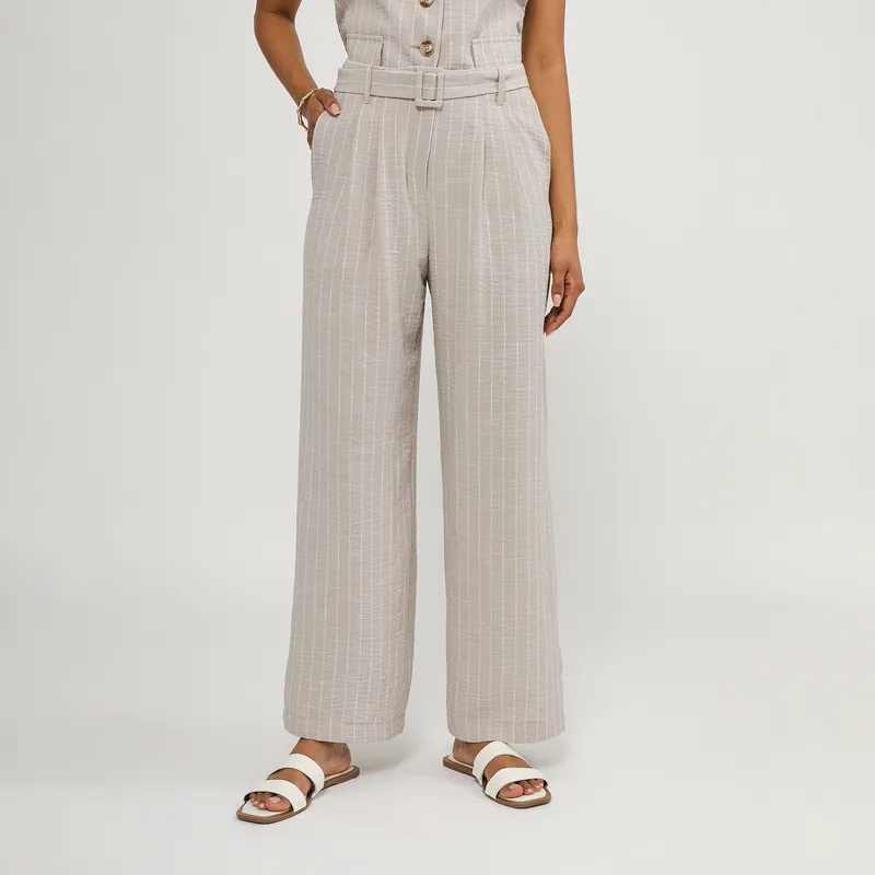 BASEMENT - Pantalón Palazzo Mujer Basement