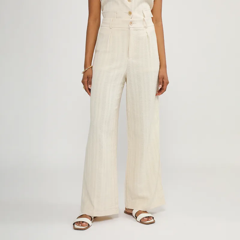 BASEMENT - Pantalón Palazzo Mujer Basement