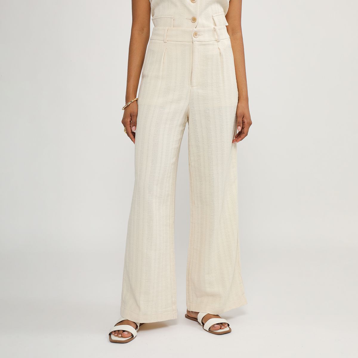 BASEMENT - Pantalón Palazzo Mujer Basement