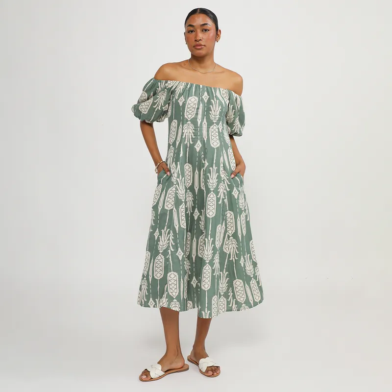 BASEMENT - Vestido Largo Mujer Basement