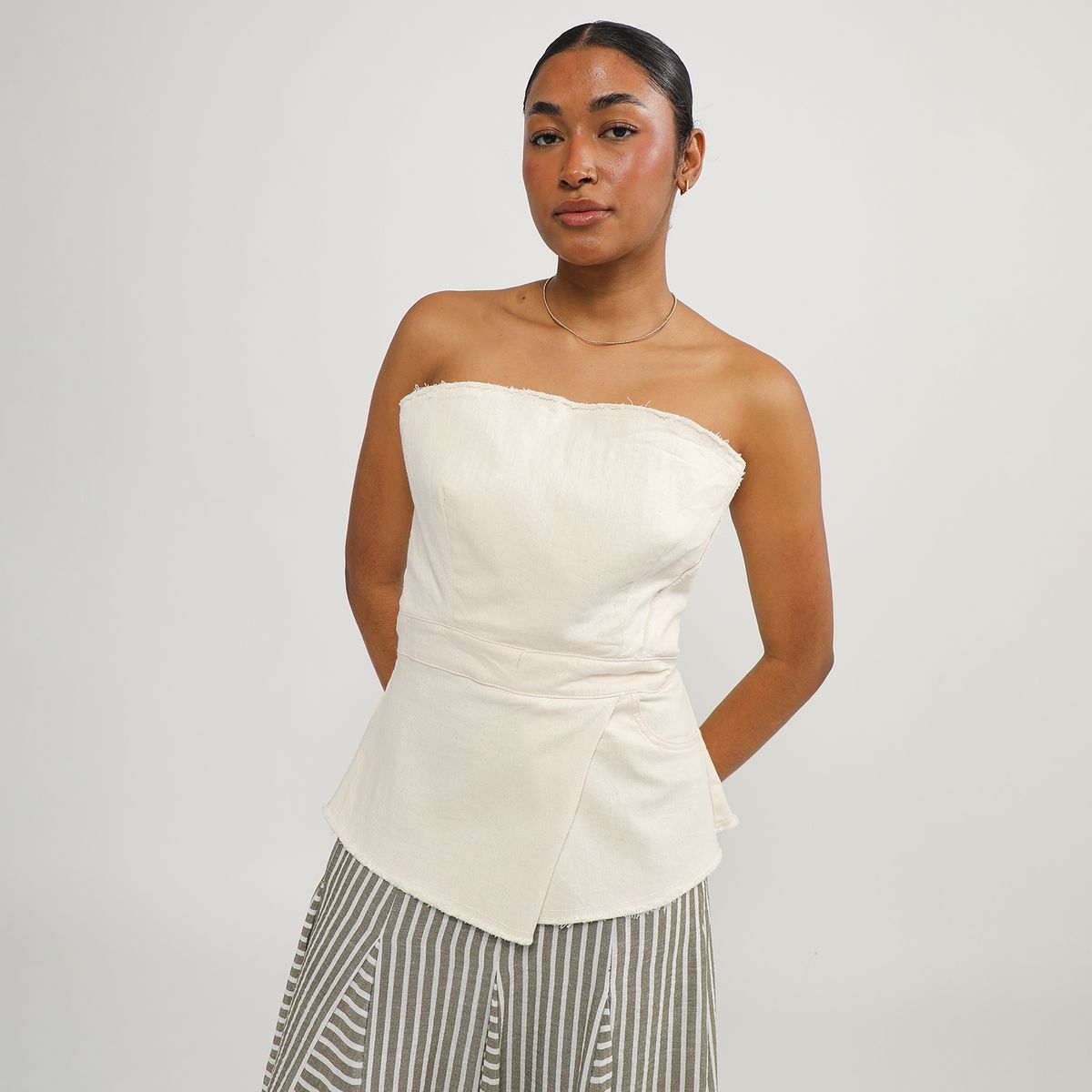 BASEMENT - Top Strapless Mujer Basement