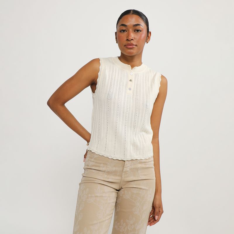 BASEMENT - Top Sin Mangas Mujer Basement