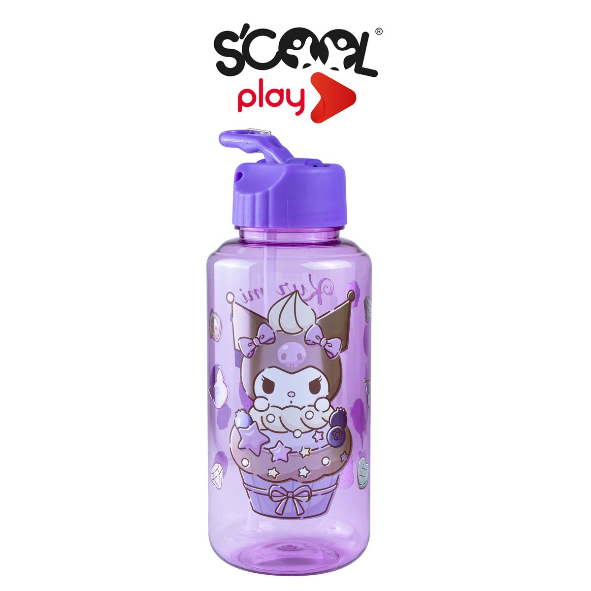 SCOOL - Play Botella Pet 1lt Kuromi