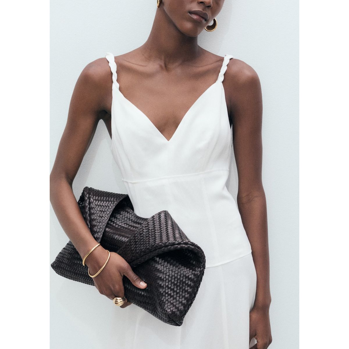 MANGO - Vestido Largo Mujer Mango