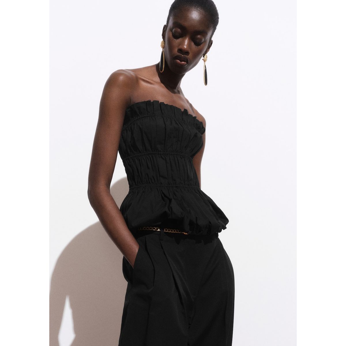 MANGO - Top Sin Mangas Mujer Mango