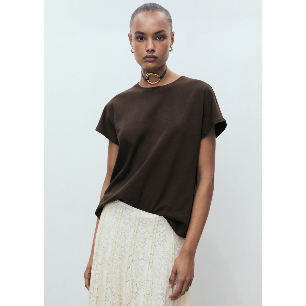 MANGO - Polo 100% Algodón Mujer Mango