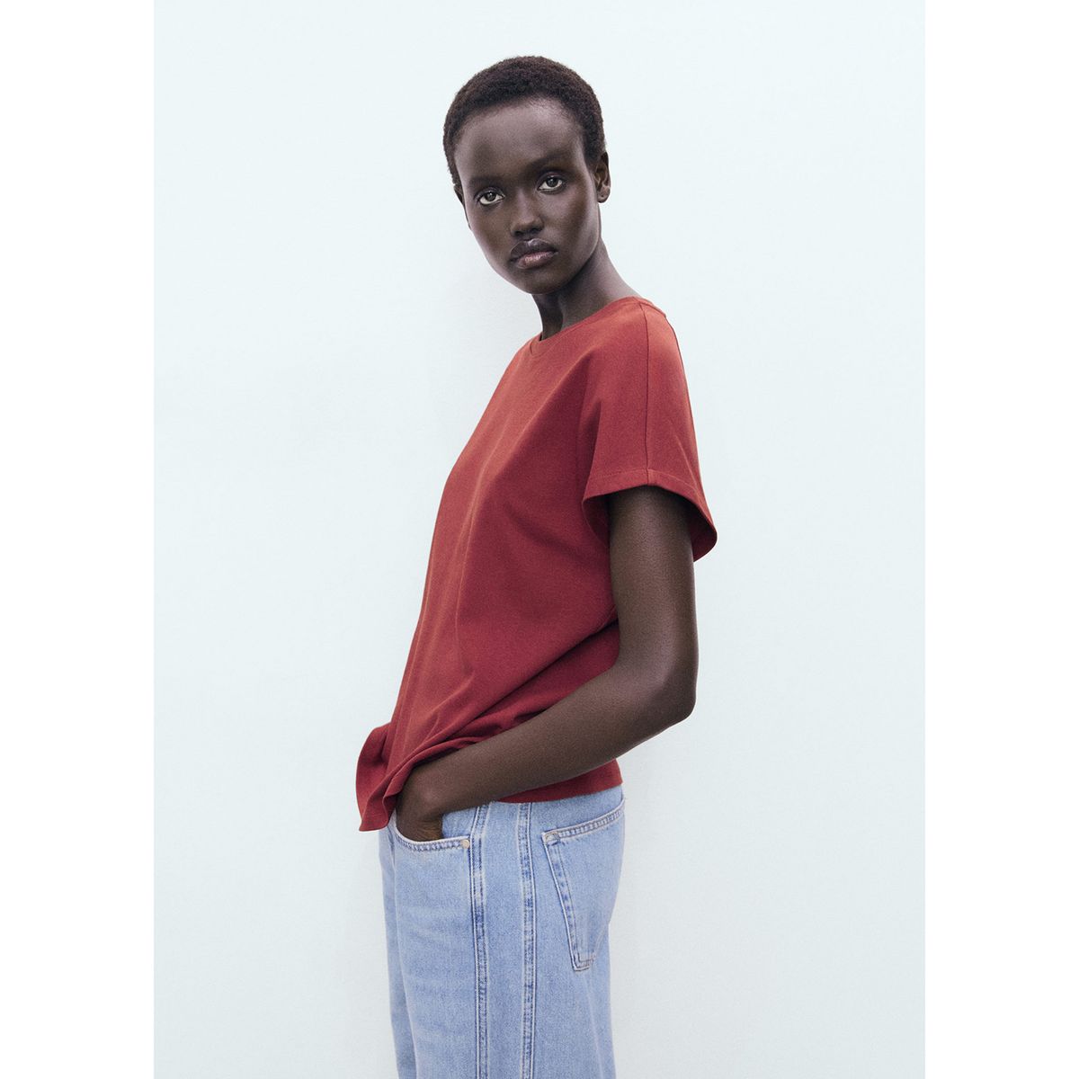 MANGO - Polo 100% Algodón Mujer Mango