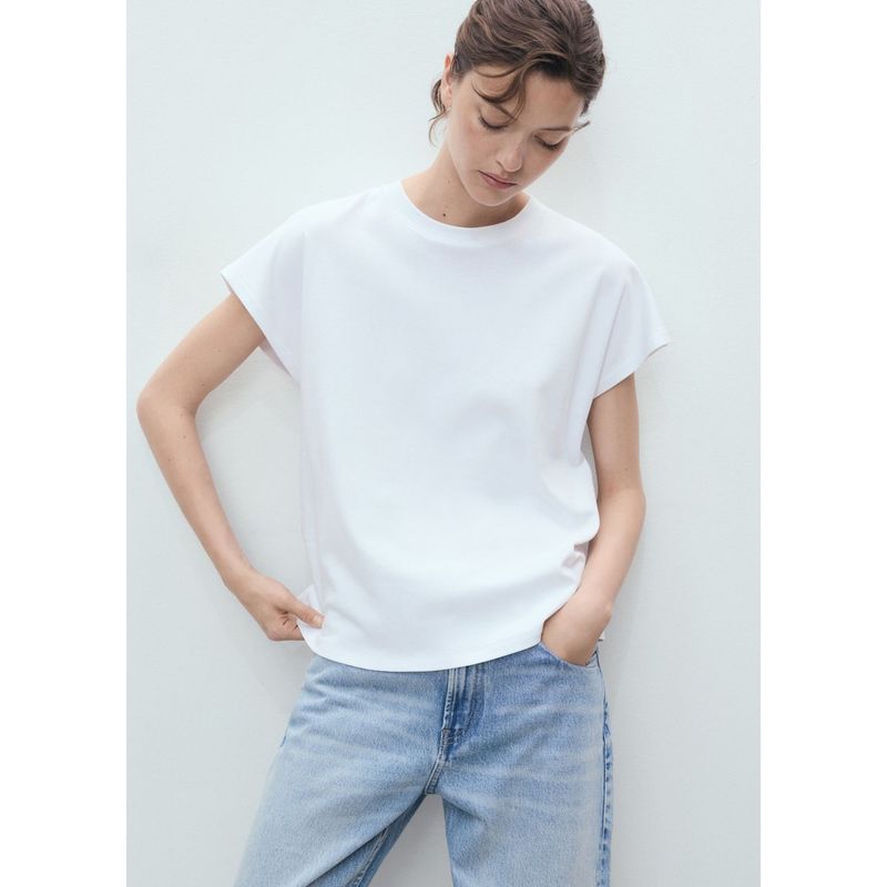 MANGO - Polo 100% Algodón Mujer Mango