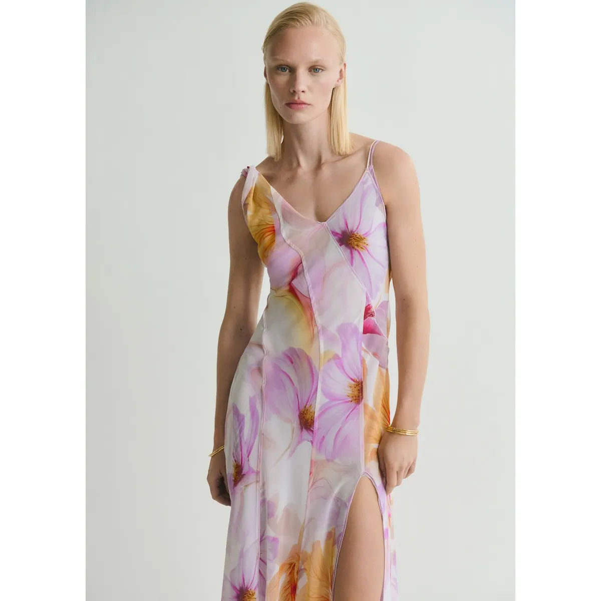 MANGO - Vestido Largo Mujer Mango