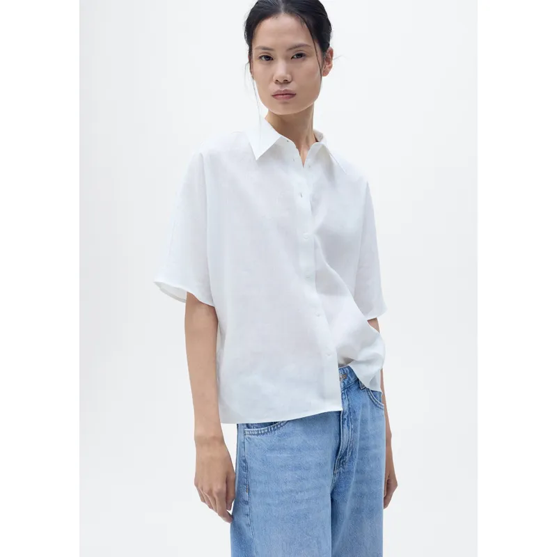 MANGO - Blusa Casual Mujer Mango