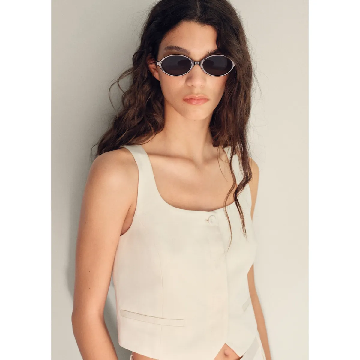 MANGO - Chaleco Mujer Mango