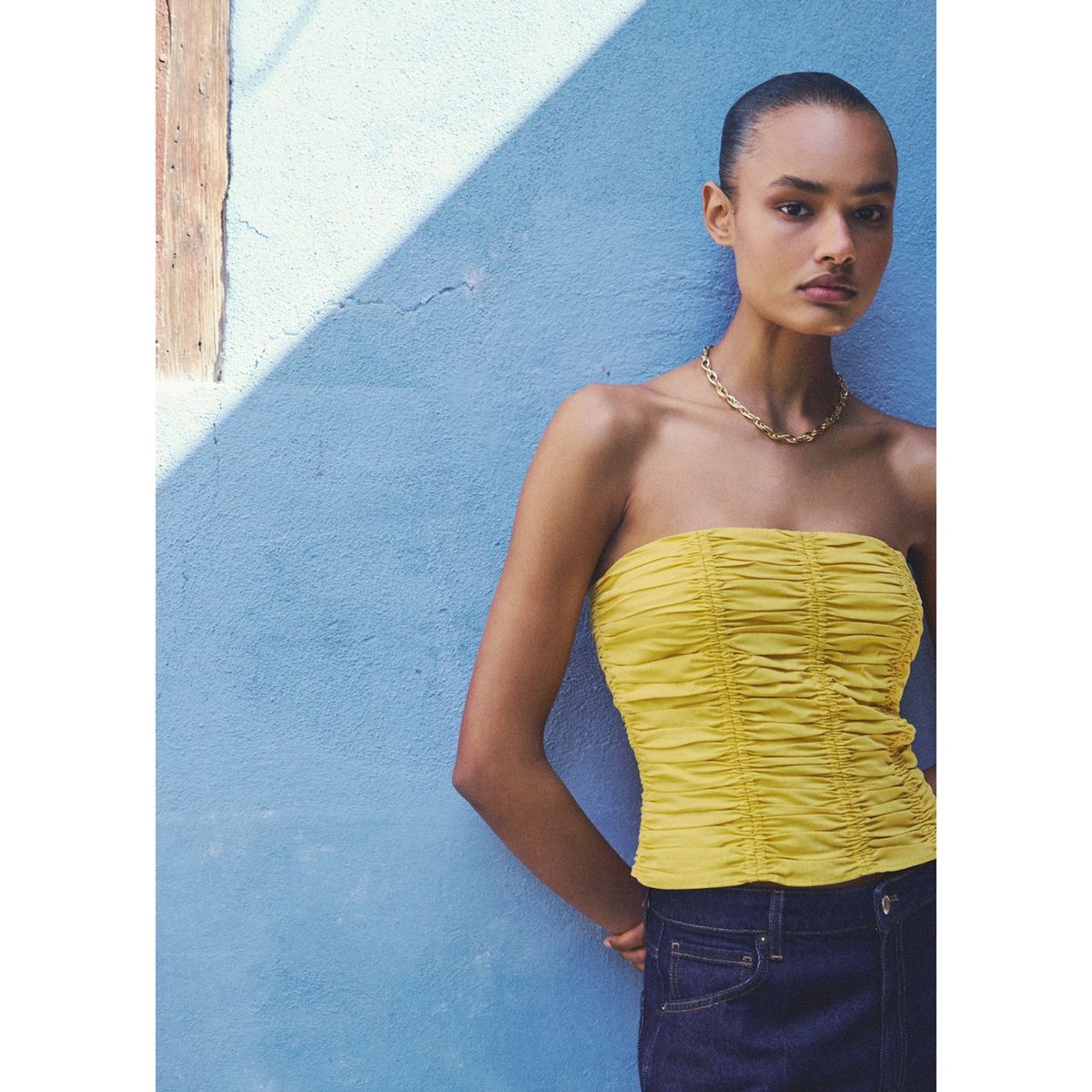 MANGO - Top Sin Mangas Mujer Mango