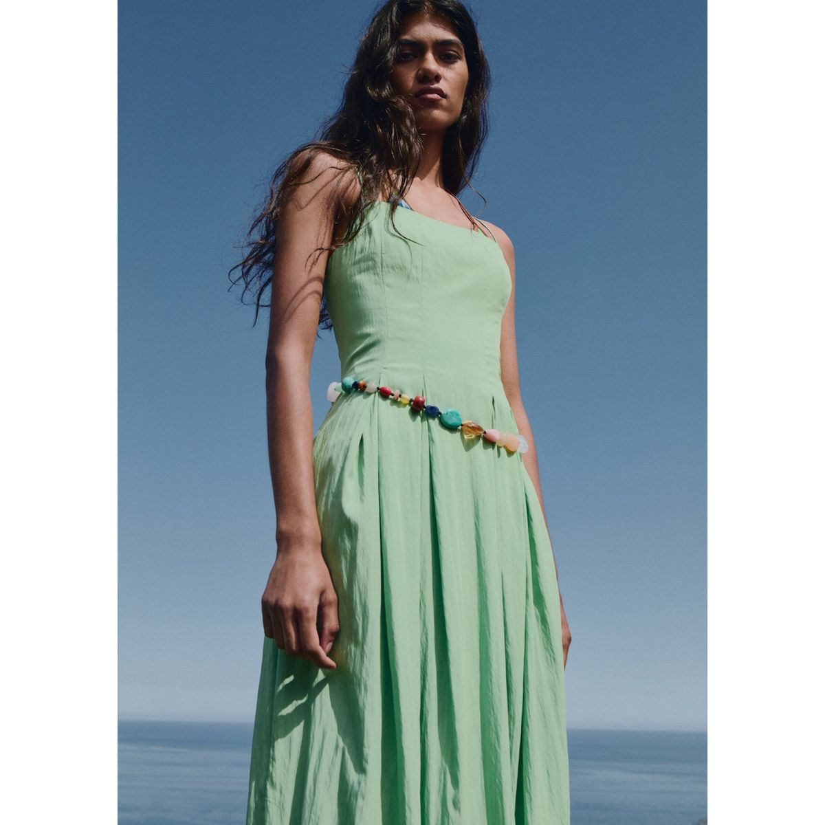 MANGO - Vestido Largo Mujer Mango