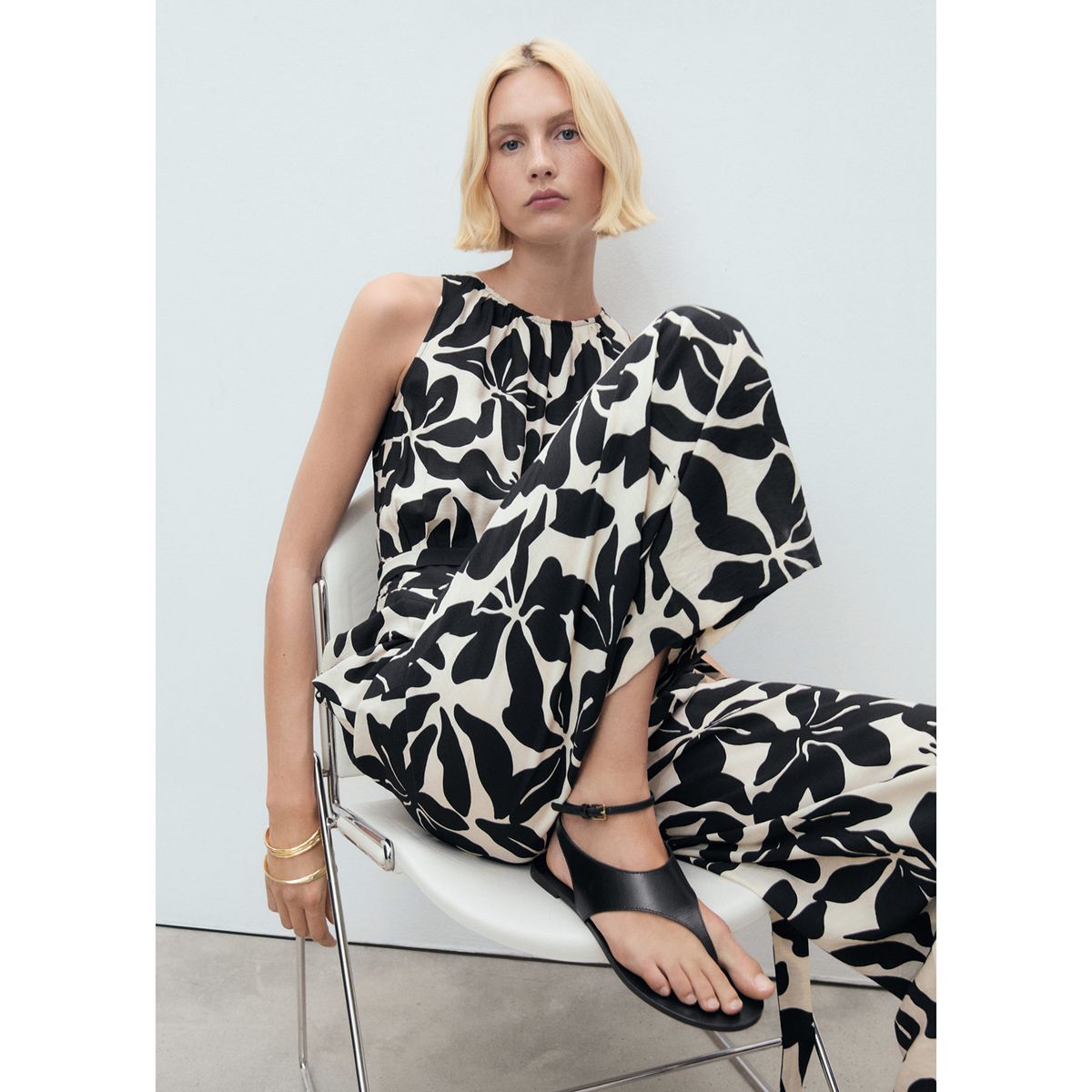 MANGO - Vestido Largo Mujer Mango