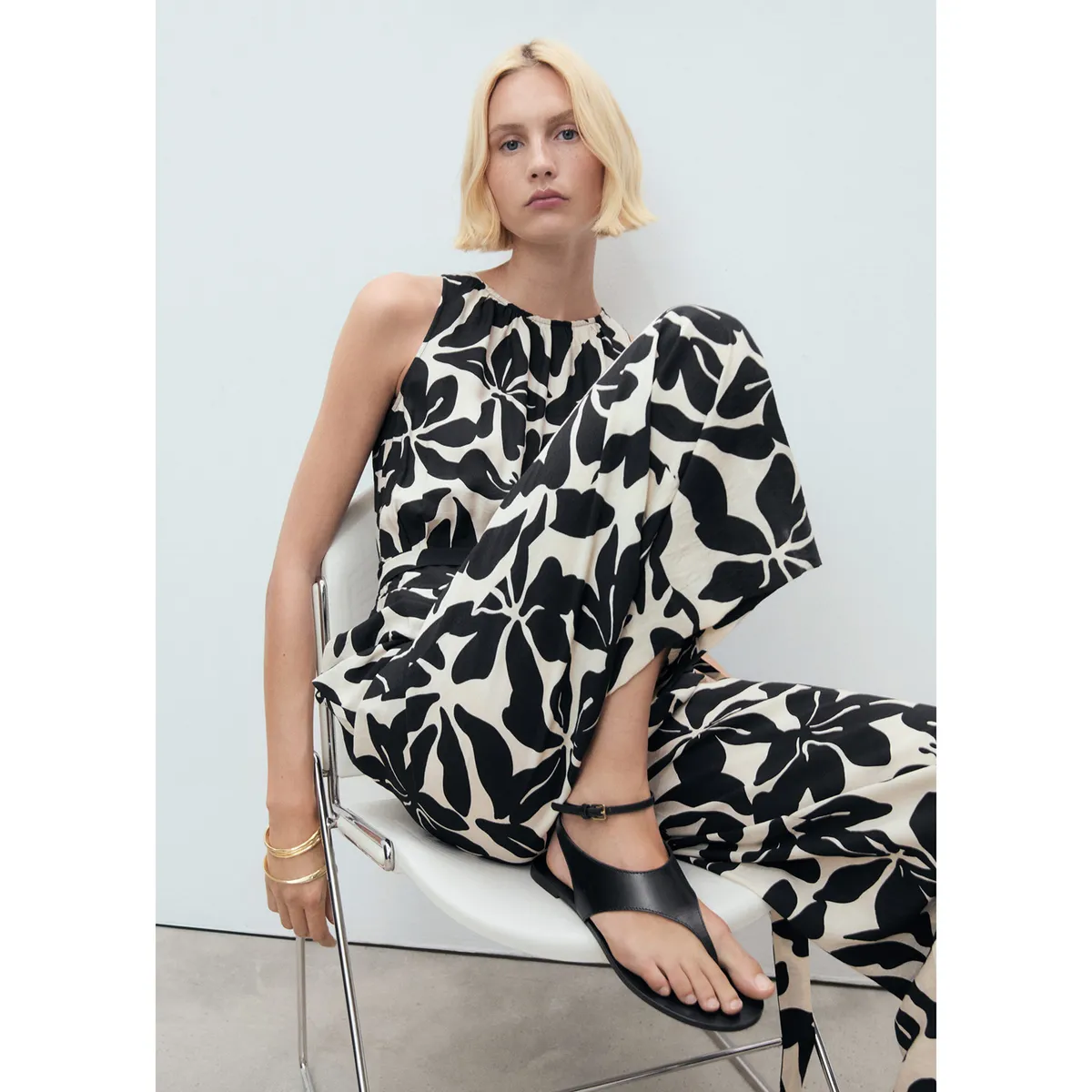 MANGO - Vestido Largo Mujer Mango