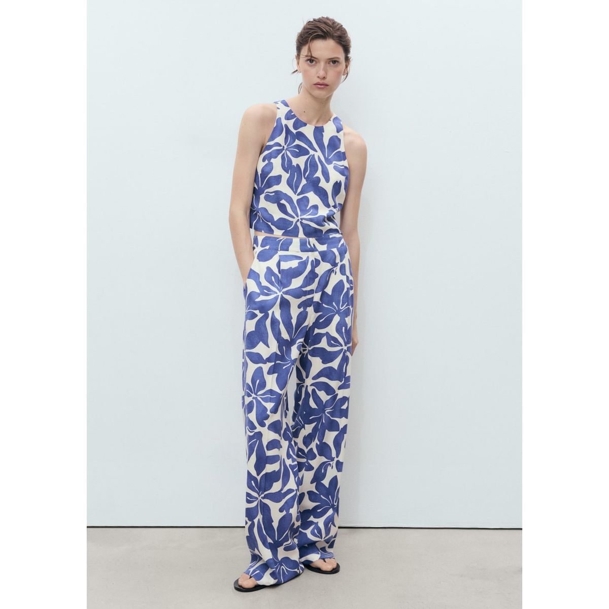 MANGO - Top Sin Mangas Mujer Mango