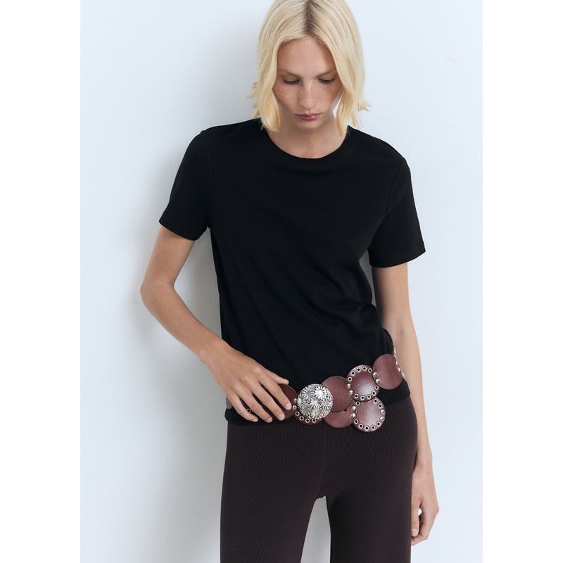 MANGO - Polo 100% Algodón Mujer Mango