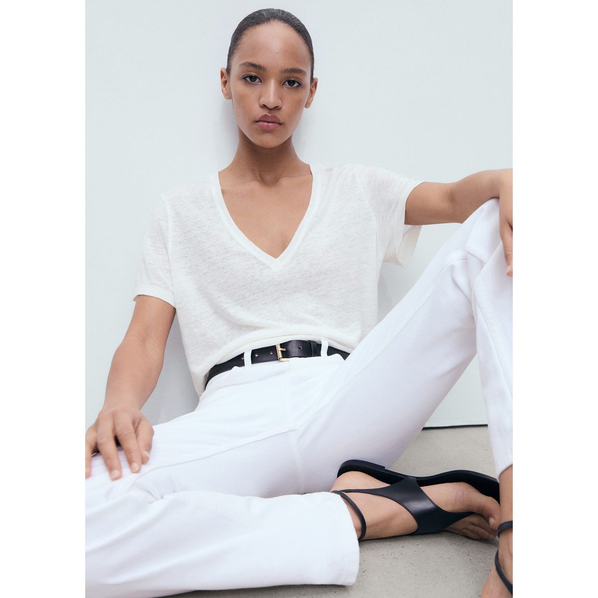 MANGO - Polo Manga Corta Mujer Mango