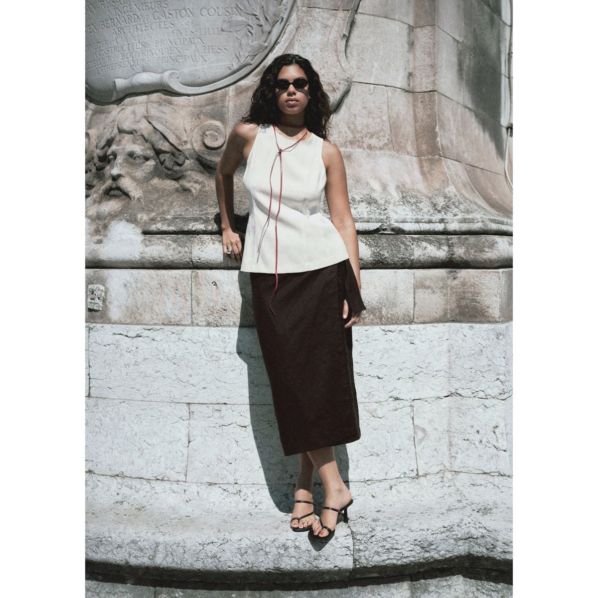 MANGO - Blusa Sin Mangas Mujer Mango