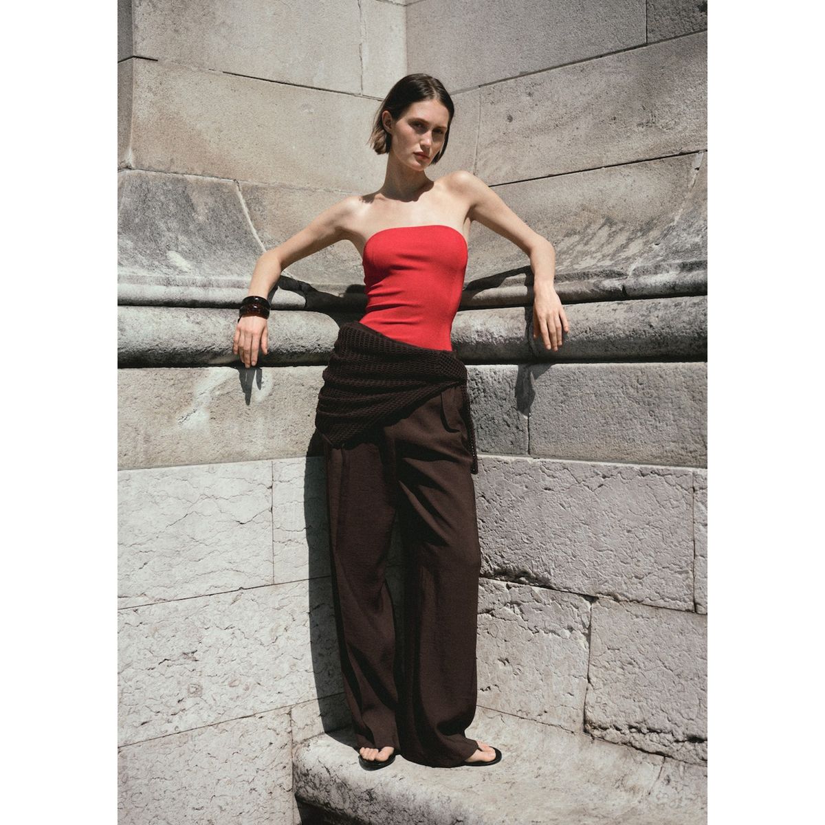 MANGO - Top Sin Mangas Mujer Mango