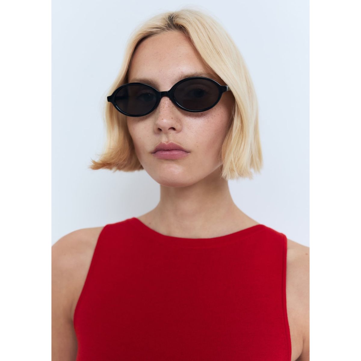 MANGO - Top Sin Mangas Mujer Mango