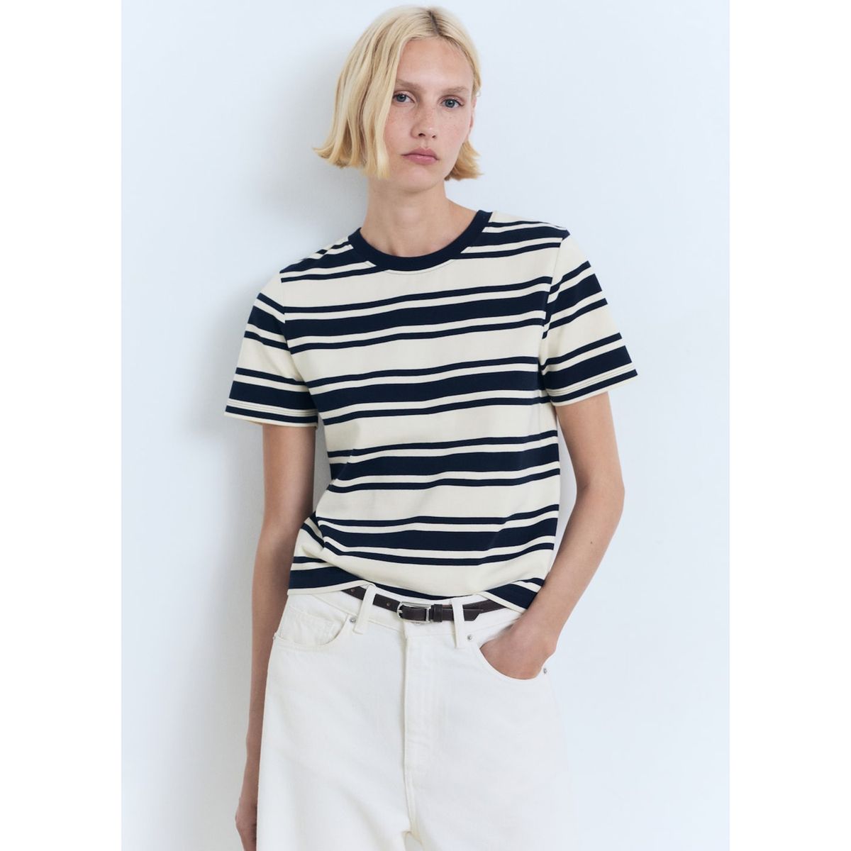 MANGO - Polo 100% Algodón Mujer Mango