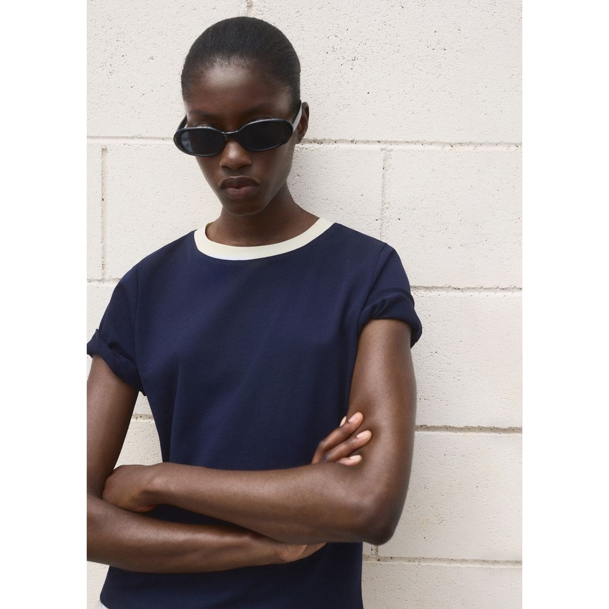 MANGO - Polo 100% Algodón Mujer Mango