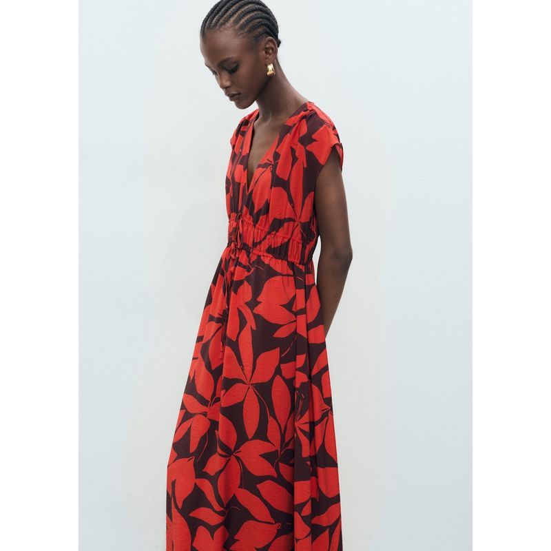 MANGO - Vestido Largo Mujer Mango