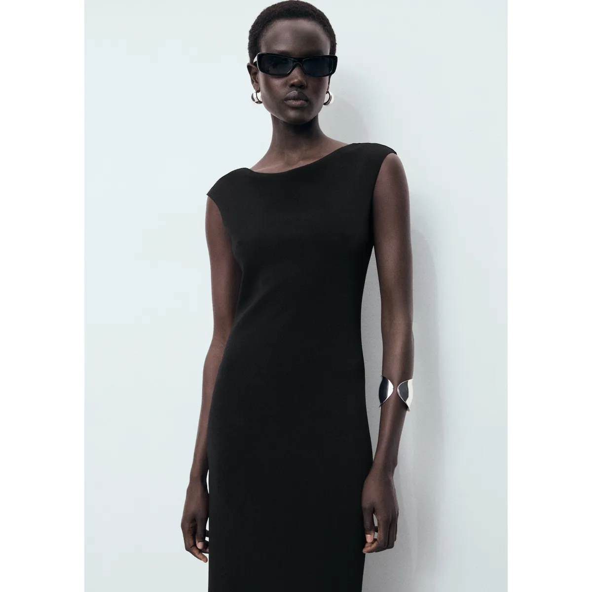 MANGO - Vestido Largo Mujer Mango