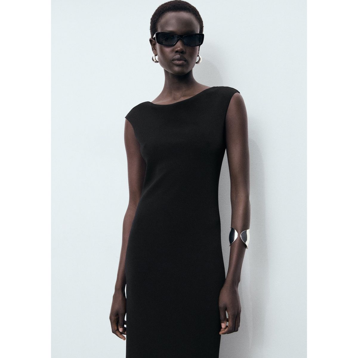 MANGO - Vestido Largo Mujer Mango