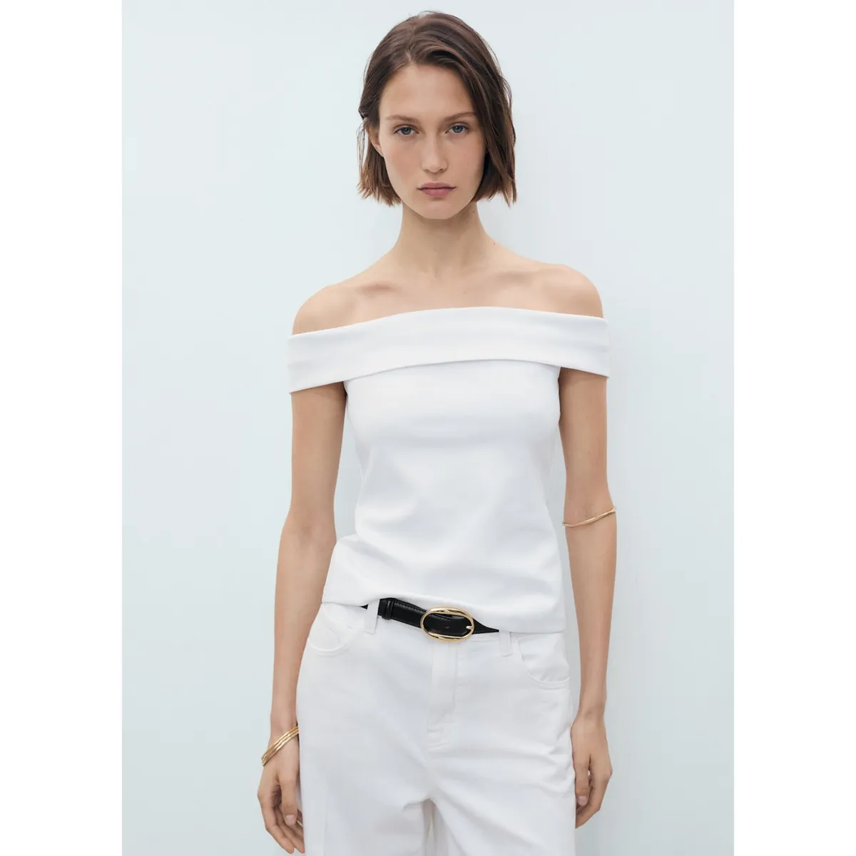 MANGO - Top Sin Mangas Mujer Mango