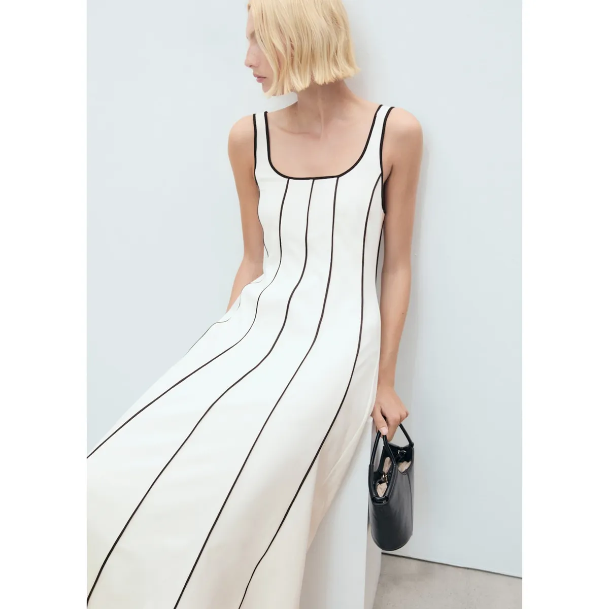 MANGO - Vestido Largo Mujer Mango